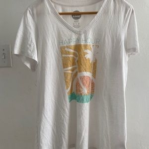 Life is Good V-Neck Tee